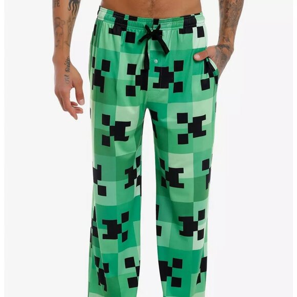 Minecraft Other - Minecraft Creeper Pajama Pants Size 2X, Like New Condition